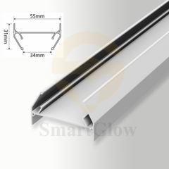 【SGL07】1.3-inch Linear Recessed LED Strips Lighting Aluminium Profile