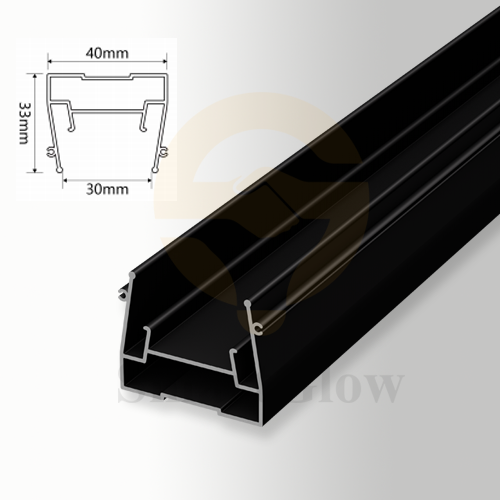 【SGL08】1.1-inch Recessed Extrusion Aluminium LED Strip Light Channel Profile