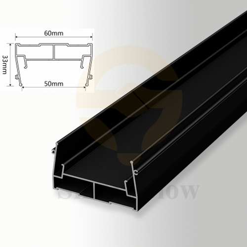【SGL09】1.9-inch Linear Recessed Led Strips Stretch Ceiling Aluminium Profile