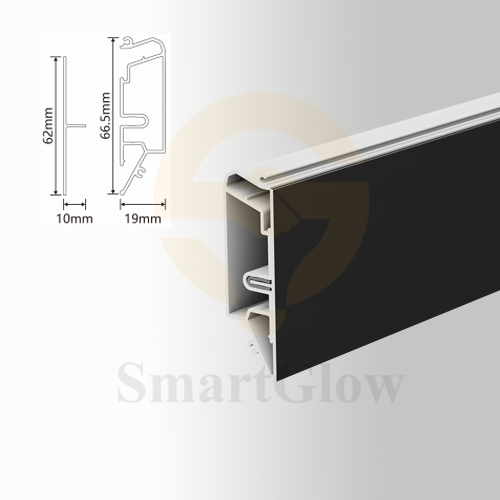 【SGW30A】Stretch Ceiling Aluminium shadow gap profile With Led Strips lighting