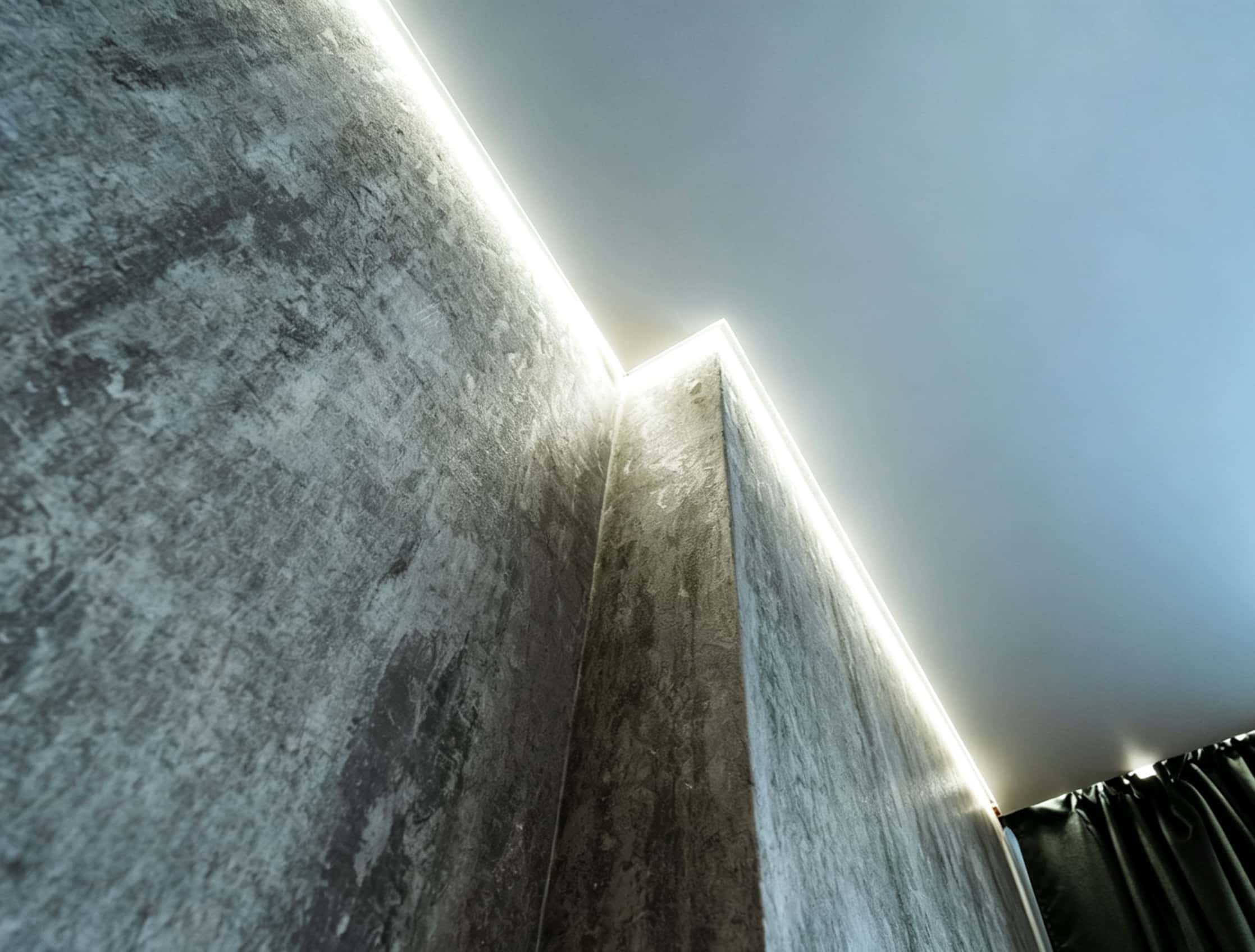recessed aluminium profile