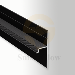 【SGK08】﻿Hidden Aluminium Shadow Skirting Board Wall Profile With LED Lighting