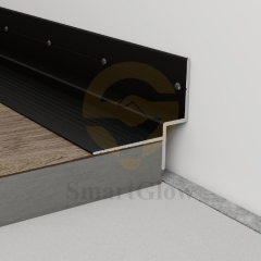 【SGK02】Shadow Gap Aluminum Wall Skirting Board Profile With Led Lighting