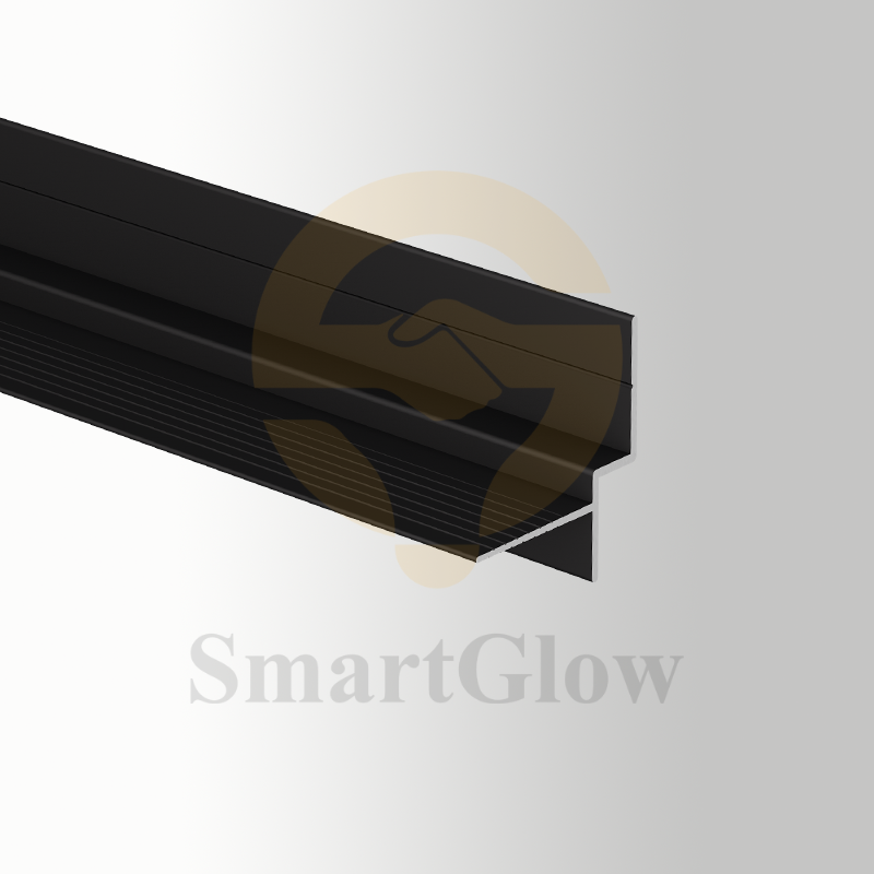 【SGK02】Shadow Gap Aluminum Wall Skirting Board Profile With Led Lighting