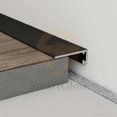 【SGK07】﻿Anodised Aluminium Shadow Gap Line Skirting Board Wall LED Profile