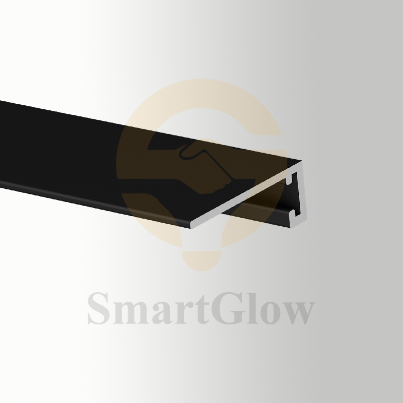 【SGK07】﻿Anodised Aluminium Shadow Gap Line Skirting Board Wall LED Profile