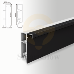 【SGW31B】Led Strips Linear Lighting Aluminium Ceiling Shadow Gap Wall Profile