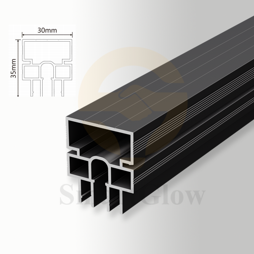 【SGW63】LED Strip Light Extruded Wall Aluminum Channel Recessed Profile