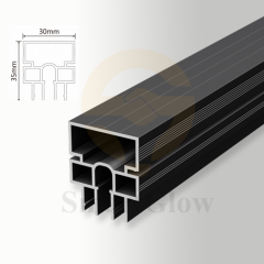 【SGW63】LED Strip Light Extruded Wall Aluminum Channel Recessed Profile
