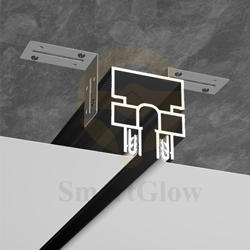 【SGW63】LED Strip Light Extruded Wall Aluminum Channel Recessed Profile