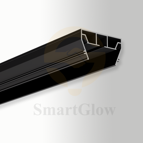 Built-in Ceiling LED Lighting Hidden Curtain Track Profile for Stretch Ceiling