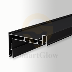 Recessed LED Double Track Curtain Aluminium Profile for Stretch Ceiling