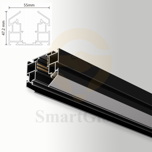【SGM16】220V Stretch Ceiling Magnetic Track Aluminum Profiles for PVC Stretch Ceiling