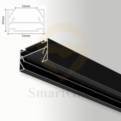【SGT07】1.3-inch Led Recessed Magnetic Track Pvc Fabric Stretch Ceiling Aluminum Profiles