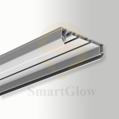 1m 2m PVC Stretch Ceiling Recessed LED Curtain Double Track  Aluminum Profile
