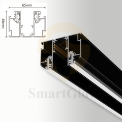 【SGM14】PVC Film Stretch Ceiling Recessed LED Magnetic Track System Profile