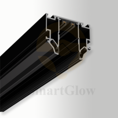 【SGM25E】48V LED Recessed Magnetic Track Rail Lighting Aluminum Profile for Stretch Ceiling