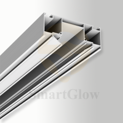 【SGT05】3-inch Stretch Tension Fabric Ceiling LED Magnetic Track Profile
