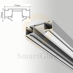 【SGT05】3-inch Stretch Tension Fabric Ceiling LED Magnetic Track Profile
