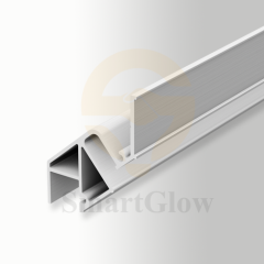 PVC Stretch Ceiling Shadow Gap Led Strips Lighting Wall Aluminum profile