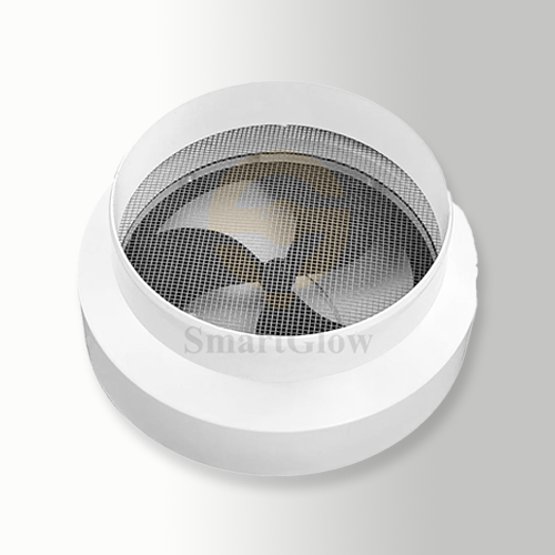 Round Frameless Shadow Diffuser Ventilation With Fan - 160mm