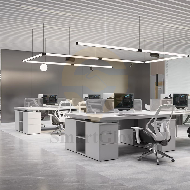 48V Modular LED Office Magnetic Track Light fixtures - 3CCT Dimmable