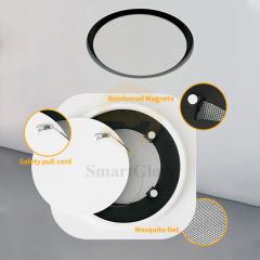Round Ceiling Shadow Ventilation Diffuser for Stretch Ceiling - 150mm