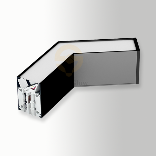 48V Dimmable Linear V-Shaped Pendant Lighting Connectors