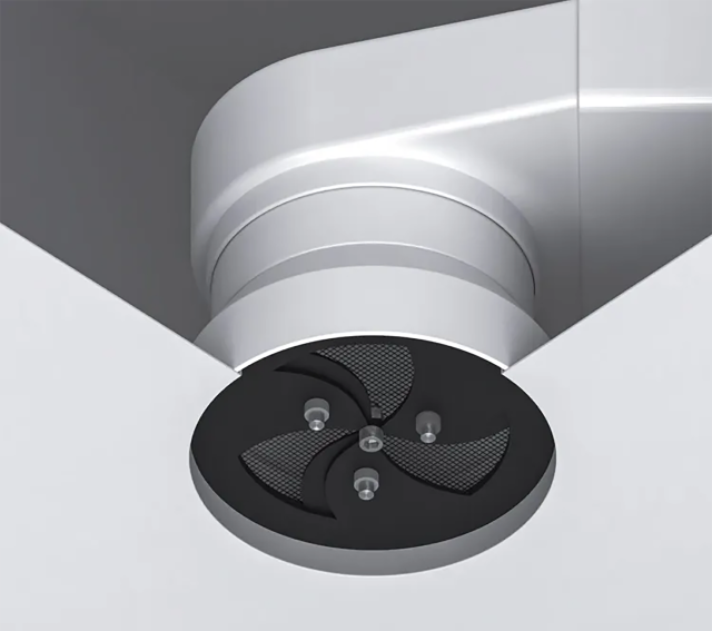 Round Frameless Shadow Diffuser Ventilation With Fan - 160mm