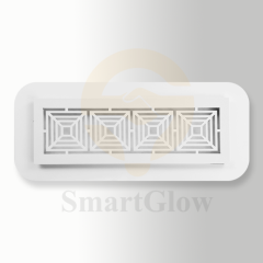 Rectangular Modern Ceiling Grille Vents Diffuser Covers - 270mm