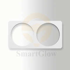 Double Bulb Recessed Lighting Fixtures Base for Stretch Ceiling