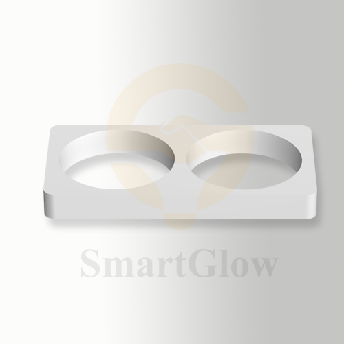 Double Bulb Recessed Lighting Fixtures Base for Stretch Ceiling