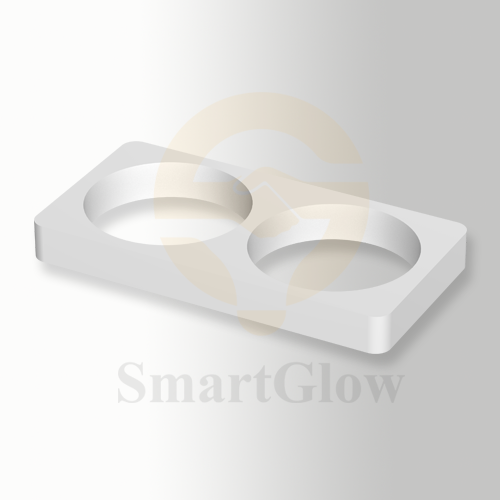 Double Bulb Recessed Lighting Fixtures Base for Stretch Ceiling