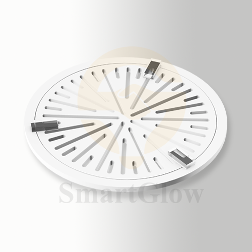 Round AC Ceiling Grille Vent Diffuser Cover - 75mm