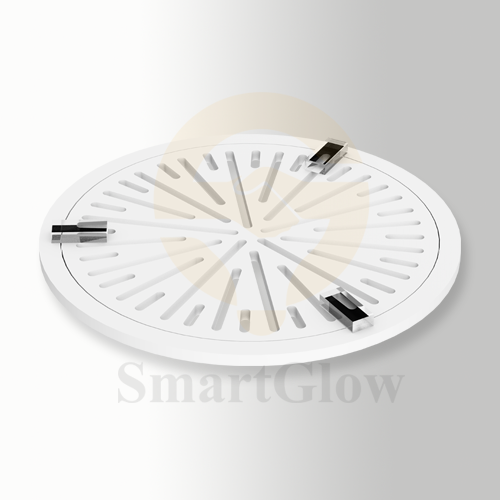 Round AC Ceiling Grille Vent Diffuser Cover - 75mm