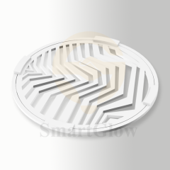 Modern Round Air Ceiling Vent Diffuser Grille Cover - 140mm