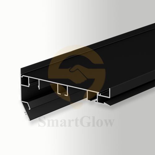 Ceiling Installation Curtain Aluminum Profile for Stretch Ceiling - Double-line