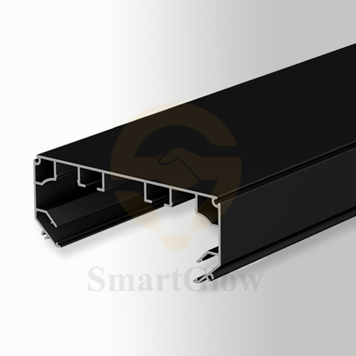 Hidden Curtain Stretch Ceiling Aluminum Profile With LED Lighting
