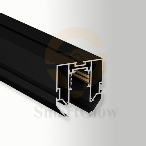 48V Recessed LED Magnetic Track Aluminium Profile for Stretch Ceiling