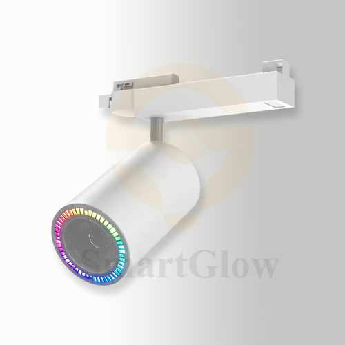 Surface Mounted Track Adjustable Bluetooth Audio Speaker With 360° Surround Sound