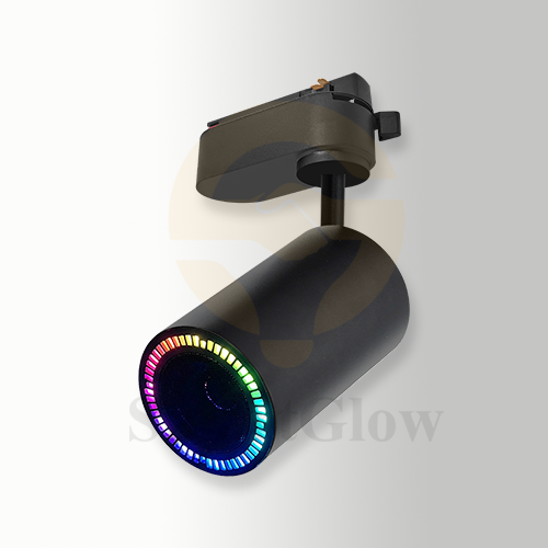 Surface Mounted Track Adjustable Bluetooth Audio Speaker With 360° Surround Sound