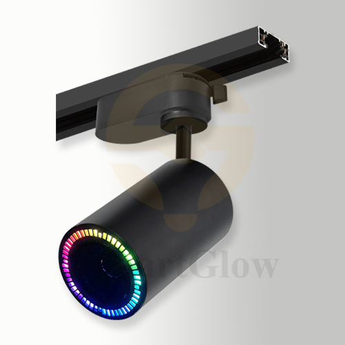 Surface Mounted Track Adjustable Bluetooth Audio Speaker With 360° Surround Sound