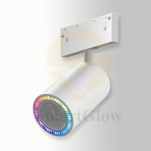 10mm 48V Magnetic Track RGB Ambient Bluetooth Speaker With Voice Control