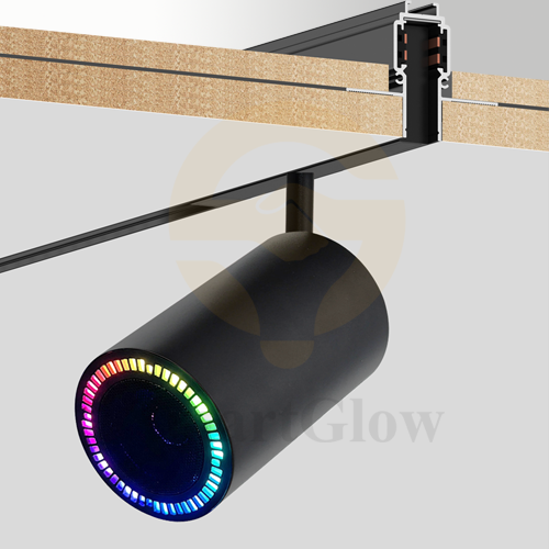 10mm 48V Magnetic Track RGB Ambient Bluetooth Speaker With Voice Control