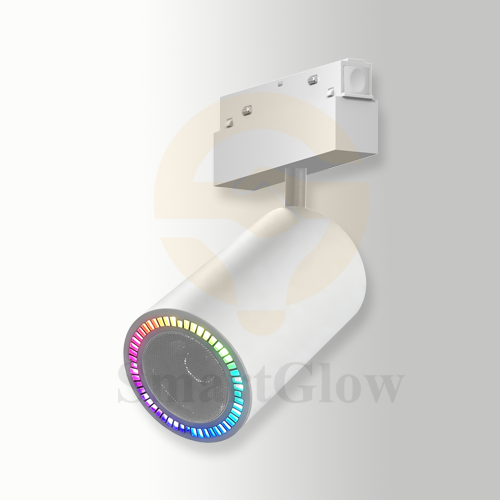 48V Dimmable RGB Magnetic Track Bluetooth Speaker Audio-Integrated System