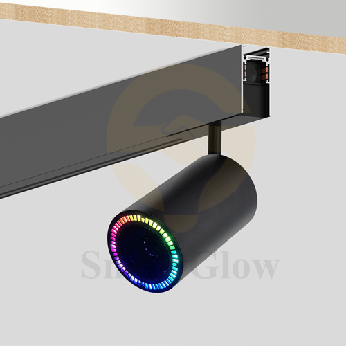 48V Dimmable RGB Magnetic Track Bluetooth Speaker Audio-Integrated System