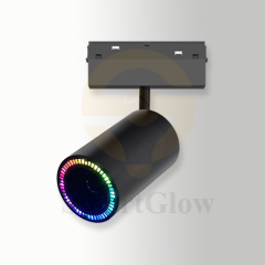48V Dimmable RGB Magnetic Track Bluetooth Speaker Audio-Integrated System