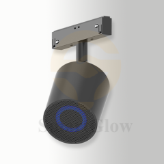 48V Adjustable Black/White Magnetic  Aluminum Track Bluetooth Speaker