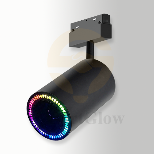 48V Magnetic Track Adjustable Bluetooth Audio Speaker With 360° Surround Sound