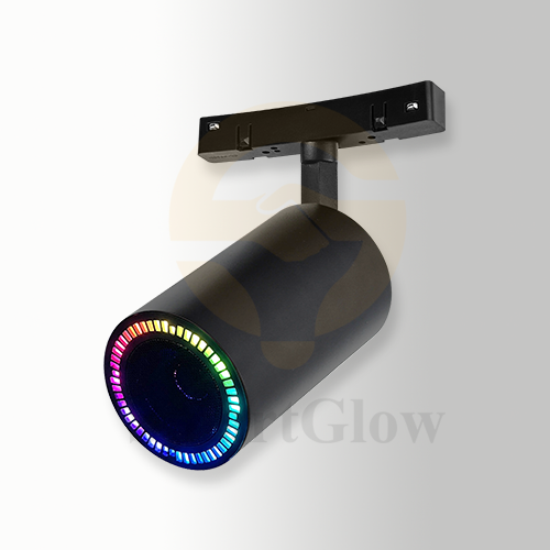 Round Magnetic Track Rail 6 DIP SWITCH Bluetooth Speaker With Sound Control